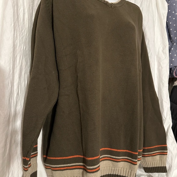 Mens L (XL too) COTTON SWEATER VINTAGE 90s - Picture 1 of 7